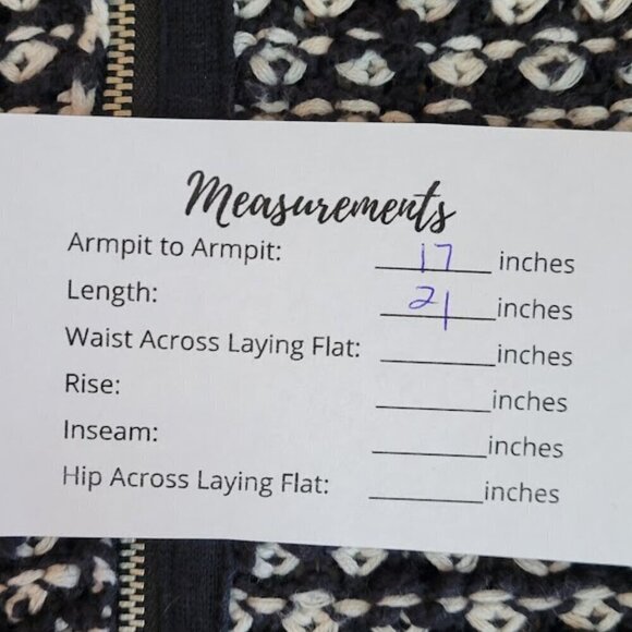 Anthropologie Sparrow Moto Style Sweater Black Ivory Zipper Women's Size XS - Picture 15 of 15